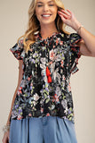 ET79133A Printed Cotton Top