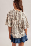 34087 Black Bohemian Top