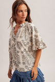 34087 Black Bohemian Top