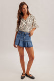 34087 Black Bohemian Top