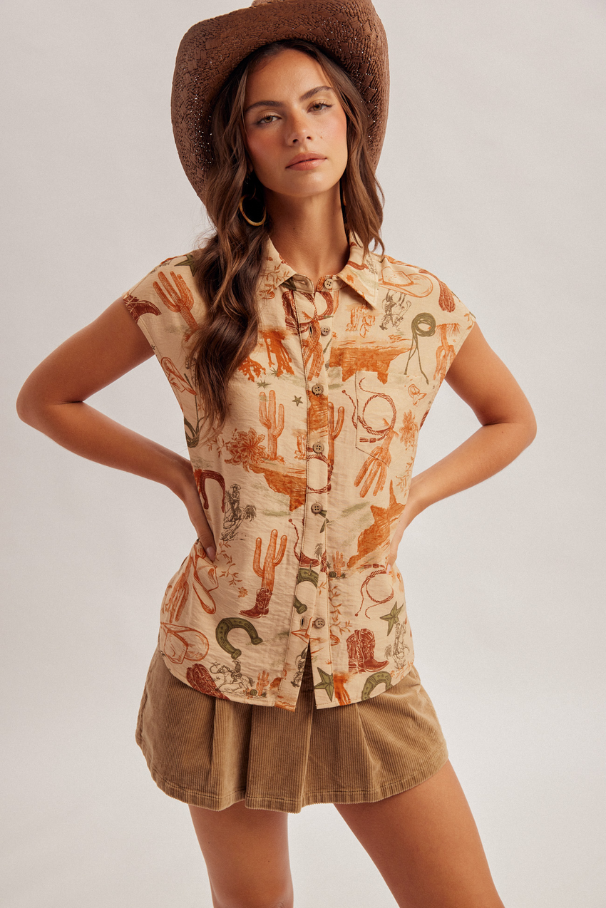 37755 Multi Western Desert Top