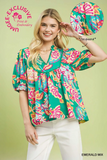 K1796 Green Emerald Top