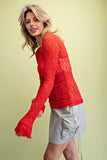 ST100182 LS Lace Top