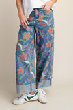 ET90245 Floral Washed Denim
