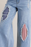 EB57996 Distressed Washed Jeans