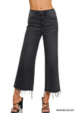 DTP1638BW Washed Black Crop