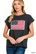 CT-3499Y American Flag Tee