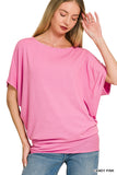 HW-2759Y Bost Neck Top
