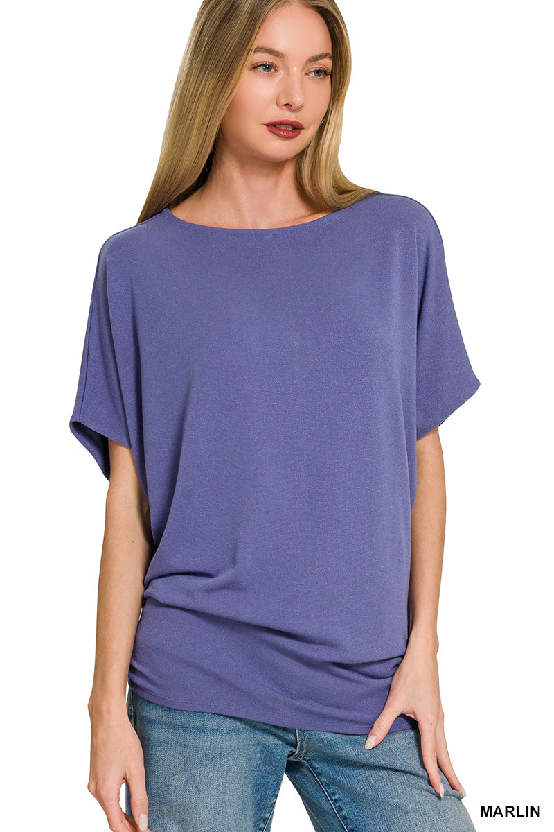 HW-2759Y Bost Neck Top