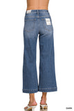 DYP-9555DD  Wide Leg Cropped Denim