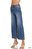 DYP-9555DD  Wide Leg Cropped Denim