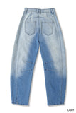 DCP-9561LL Barrel Leg Cropped Denim