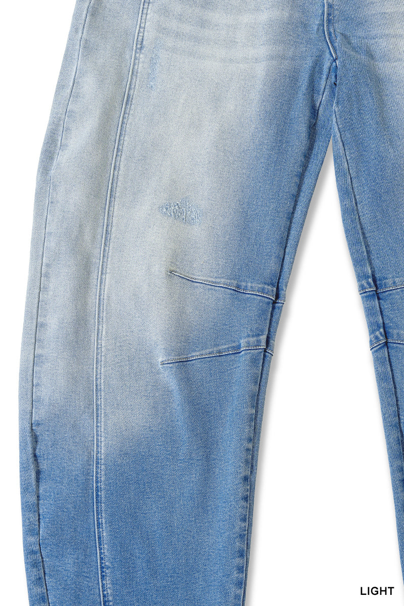 DCP-9561LL Barrel Leg Cropped Denim