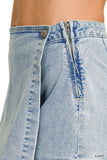 DCP-9569LLA5 Wrap Skort Denim