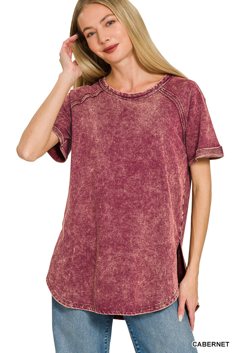 TWW-5216D4 F/Terry V Neck
