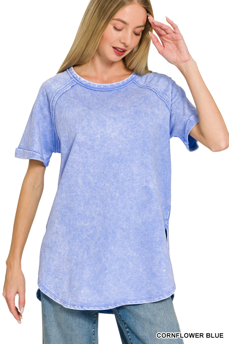 TWW-5216D4 F/Terry V Neck