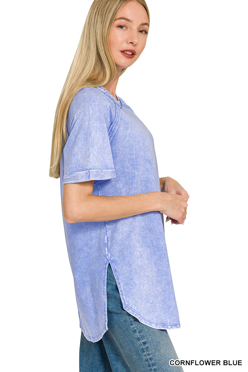 TWW-5216D4 F/Terry V Neck
