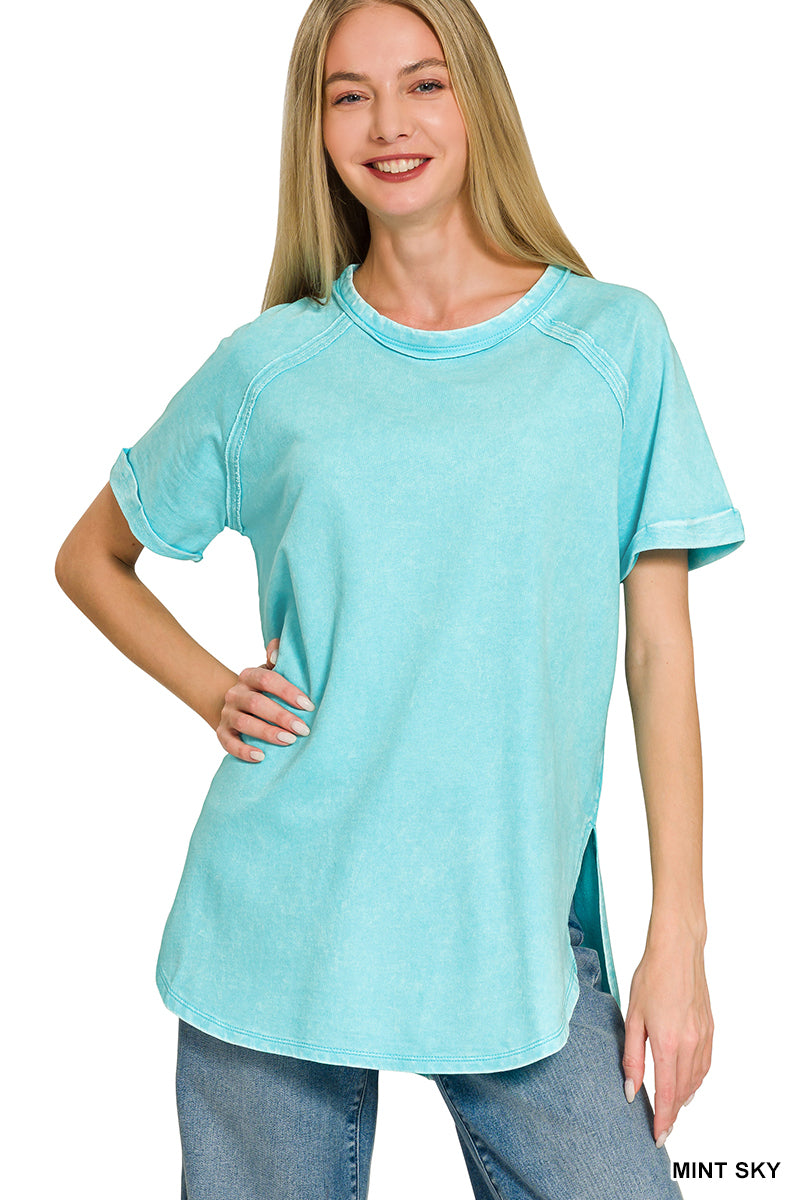 TWW-5216D4 F/Terry V Neck