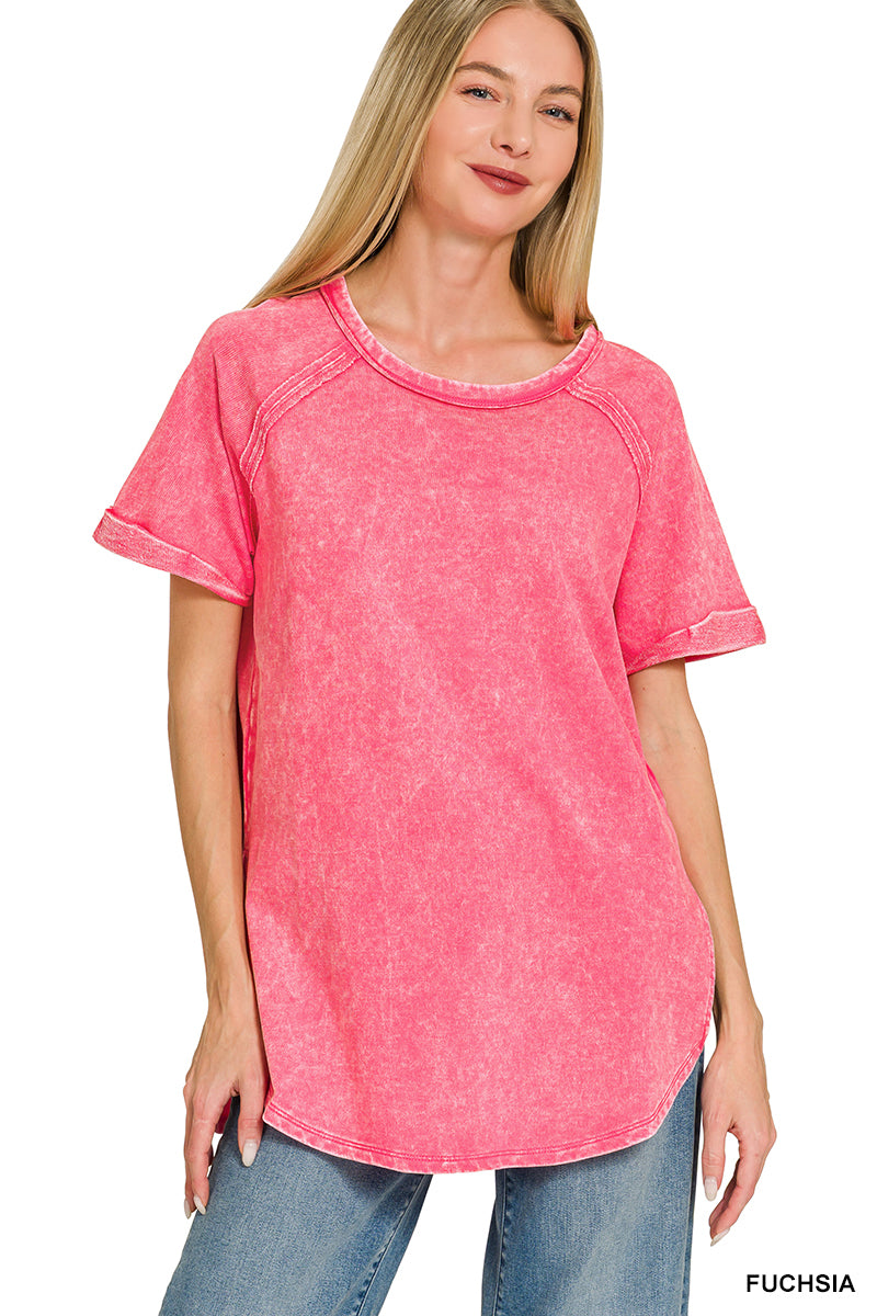 TWW-5216D4 F/Terry V Neck