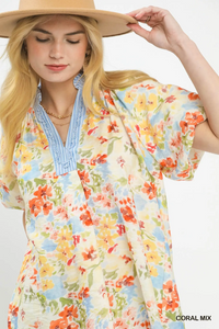 C6326 Coral Mix Top