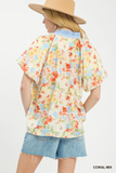 C6326 Coral Mix Top