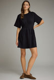 D32274 Round Neck Mini Dress