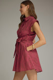 D3684 Striped Mini Dress