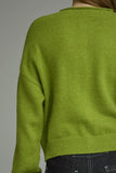 T31963 Pea Green Cardigan