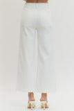 P28664 Off White Wide Leg Pant
