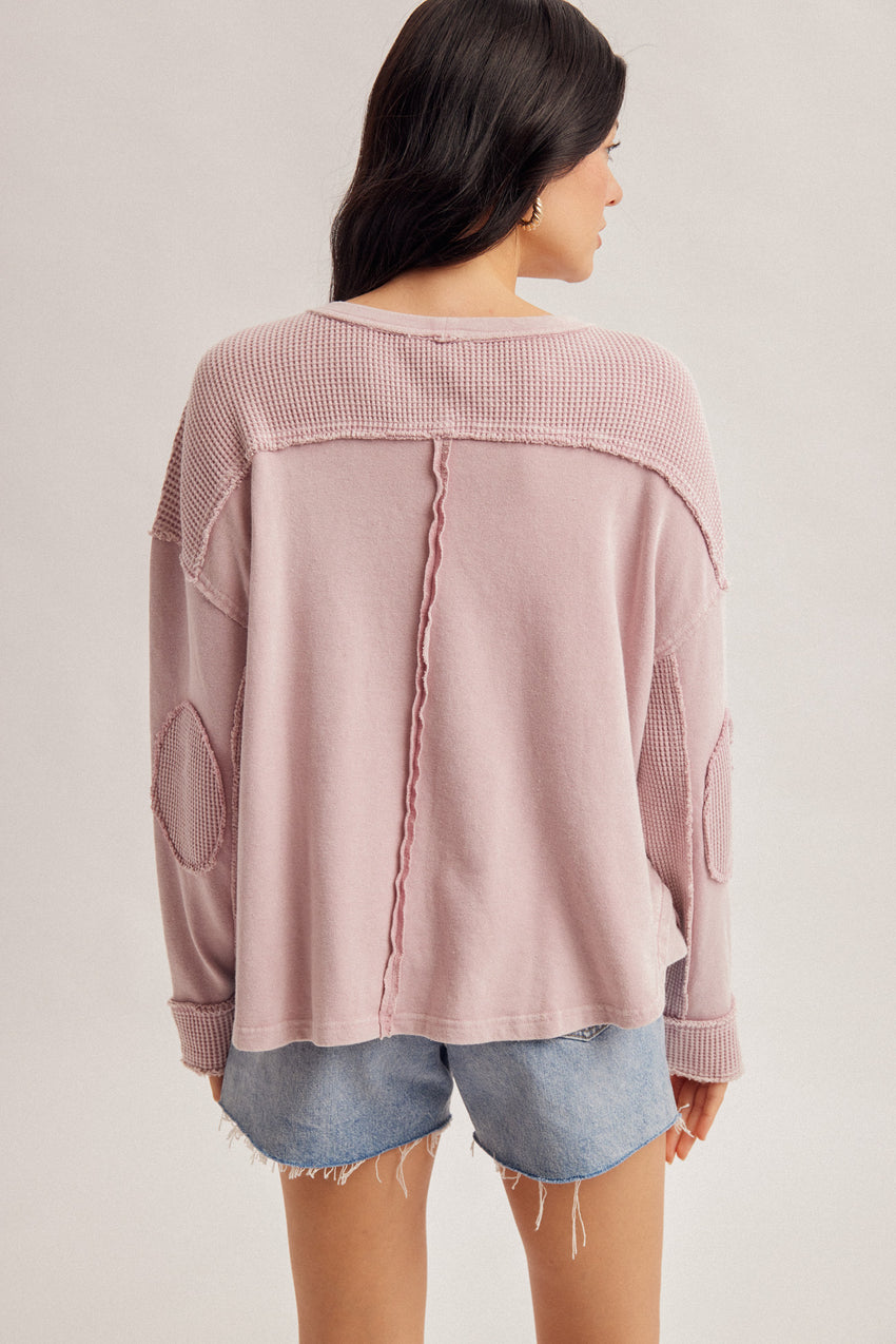 34546 Waffle Terry Top