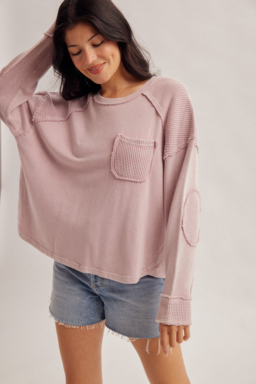 34546 Waffle Terry Top