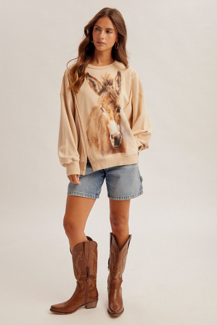 34772 Horse Terry Top