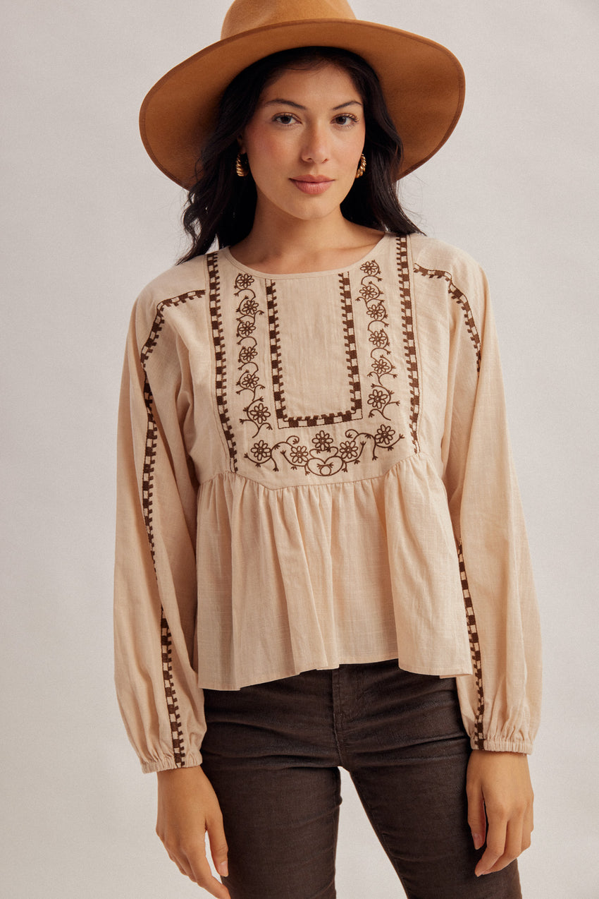 39572 Embroidered Blouse