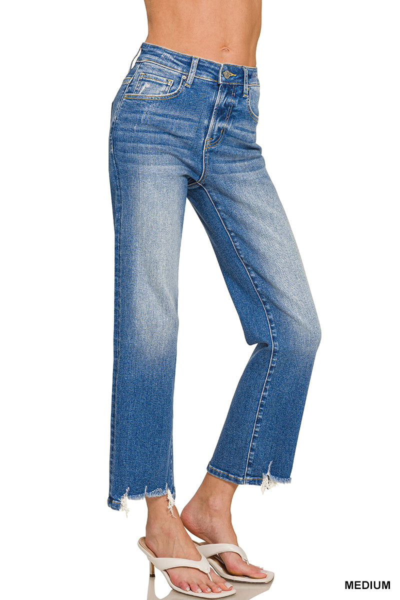 DYP9549MM Distressed Hem Denim