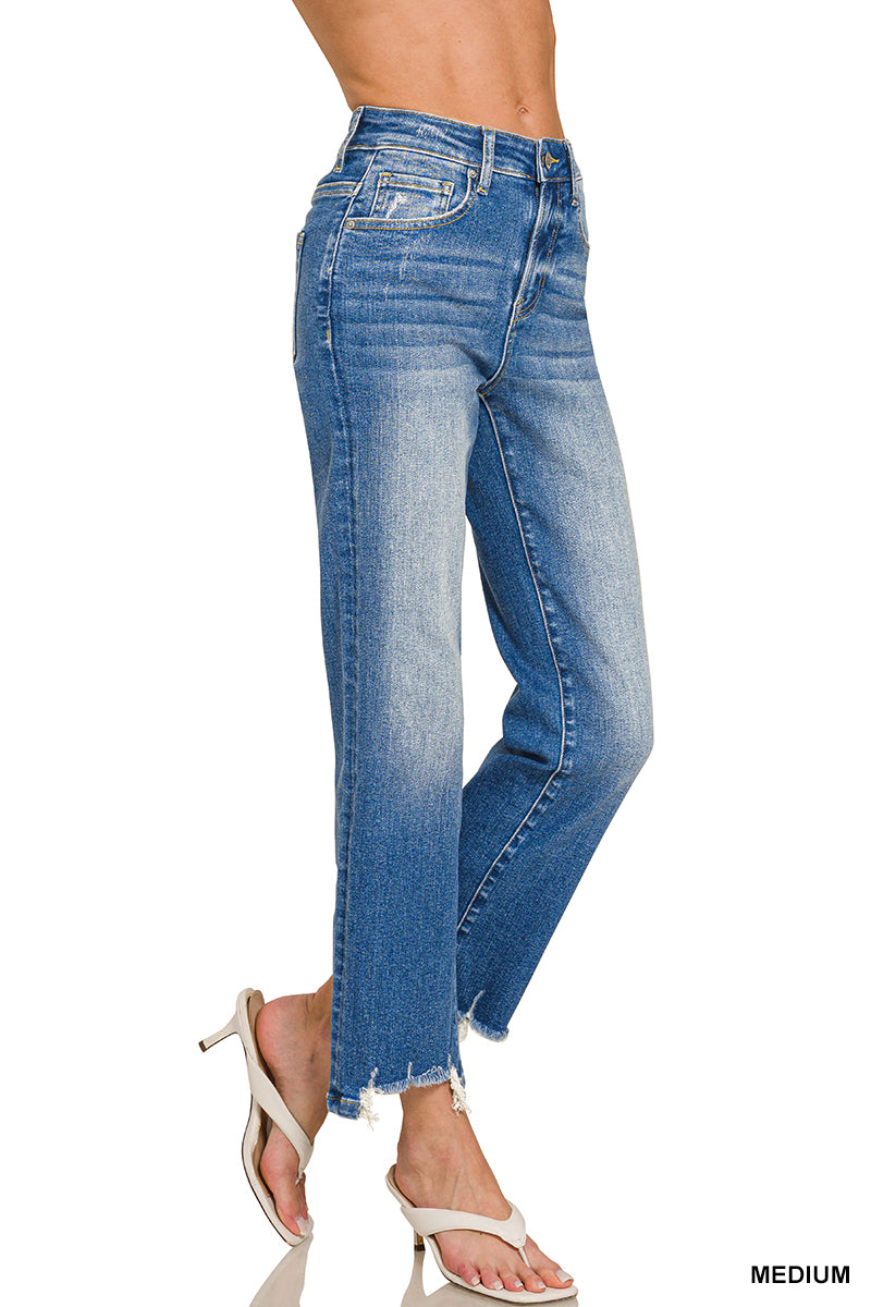 DYP9549MM Distressed Hem Denim