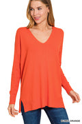 TW-2211D6 Viscose Seam Sweater