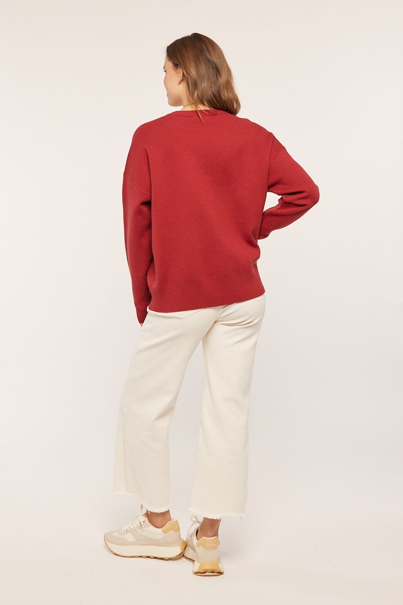 GW180K Ok Graphic Crewneck Sweater