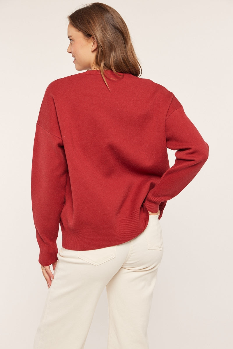 GW180K Ok Graphic Crewneck Sweater