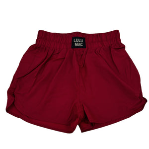 OG-Short Maroon Lulu Mac
