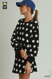H1259-T Polka Dot Pullover