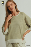 H1289 Vintage Pullover Lt Olive