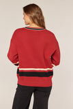 GW120K Oklahoma Varsity V-Neck Sweater