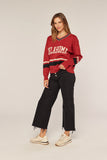 GW120K Oklahoma Varsity V-Neck Sweater