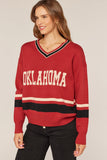 GW120K Oklahoma Varsity V-Neck Sweater