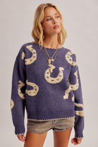 34684 Horse Shoe Sweater
