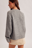 34478 Ribbon Patch Sweater