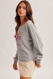 34678 Ribbon Printed Thermal Top