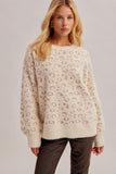 37981 Animal Print Sweater