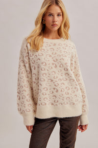37981 Animal Print Sweater