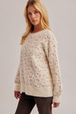 37981 Animal Print Sweater